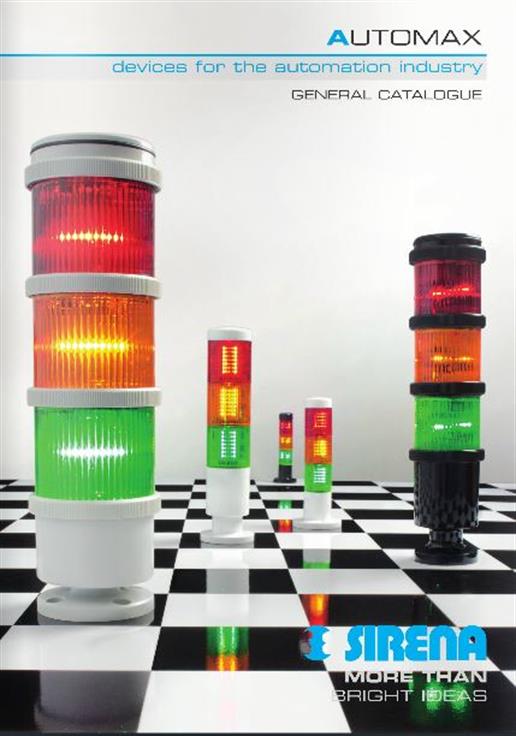 Sirenas neuer Signalsäulenkatalog "AUTOMAX" ist absofort verfügbar