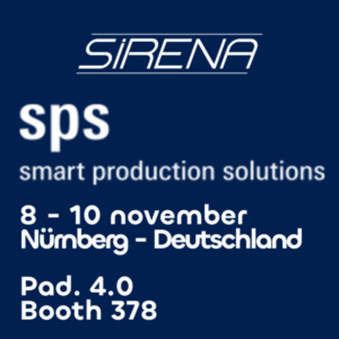 Sirena S.p.A unser Herstellerpartner auf der SPS in Nürnberg - 8. bis 10.11.2022