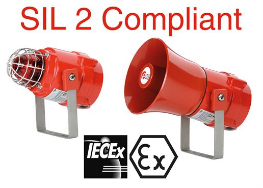 E2S stellt SIL-2-zertifizierte BEx Signalhupen und Xenon Blitzleuchten vor